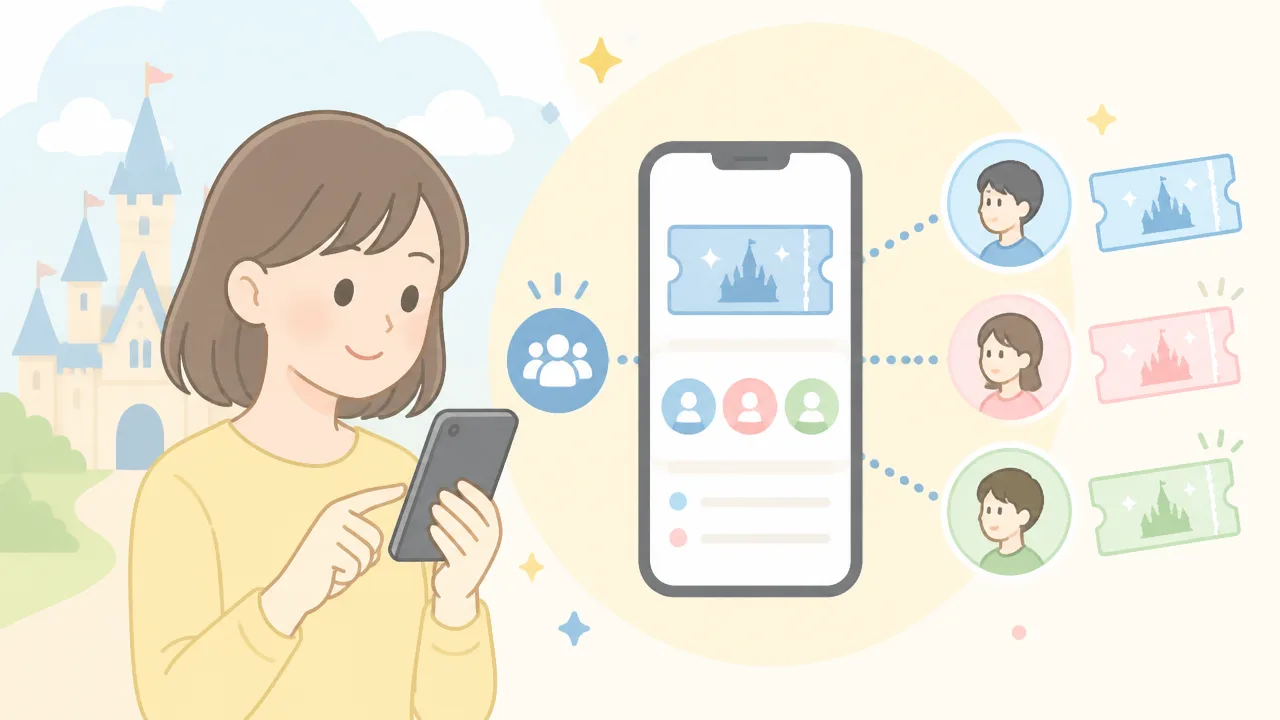 コンビニのディズニーチケットをアプリに取り込む方法と表示されない時の対処法