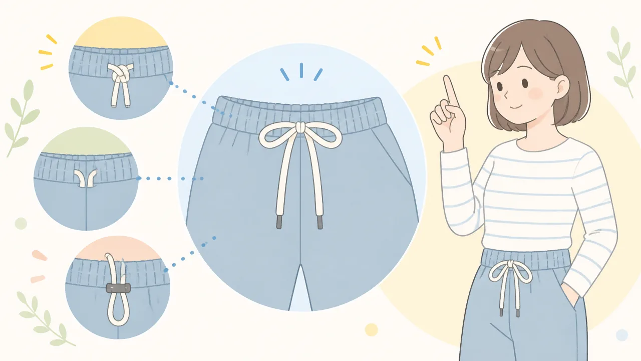 ズボンの紐が長いときはどうする？切らずに短くする方法とほどけにくい結び方