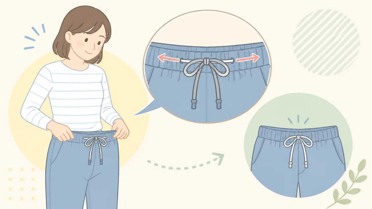 ズボンの紐が長いときはどうする？切らずに短くする方法とほどけにくい結び方