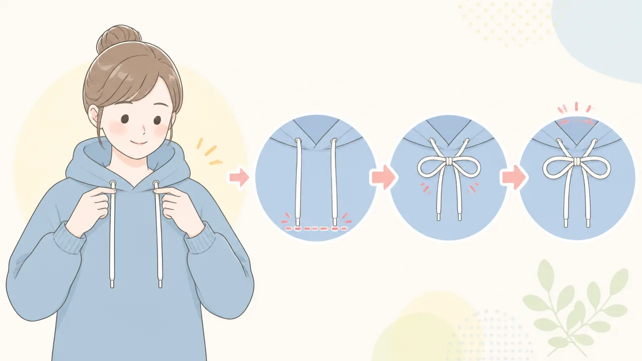 パーカーの紐が長すぎるときはどうする？切らずに短くする方法3選