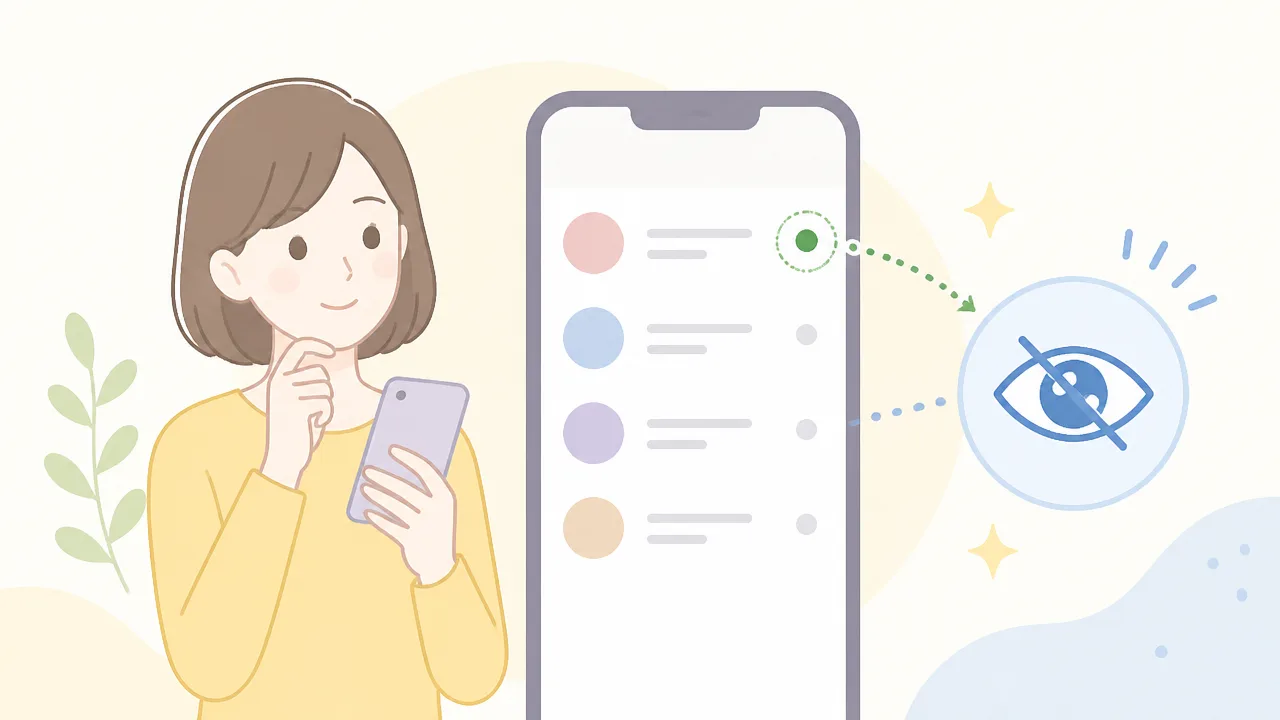 インスタでオンライン中を消す方法は?緑の丸を非表示にする設定を解説