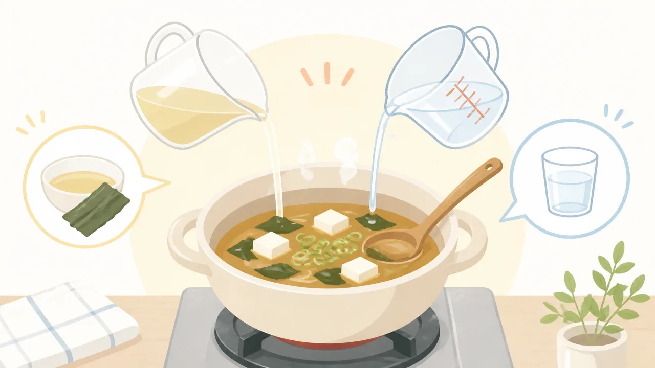 味噌汁がしょっぱくなったときの対処法!味を整える方法と注意点