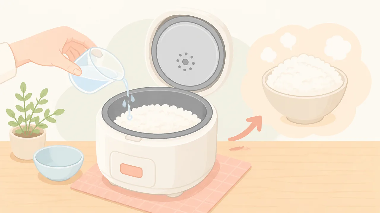 ご飯が硬く炊けたときはどうする？ふっくらさせる方法と注意点