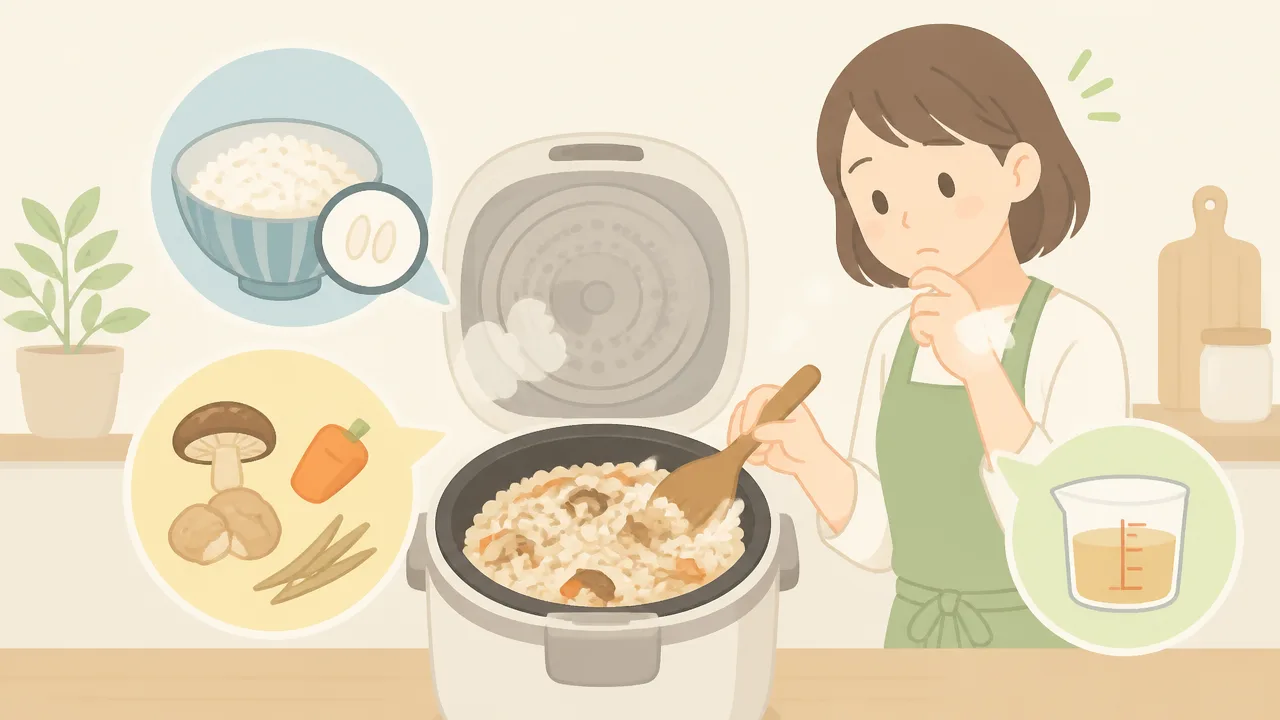ご飯が硬く炊けたときはどうする？ふっくらさせる方法と注意点