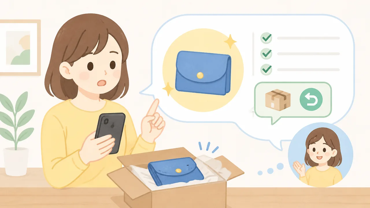 メルカリで購入した商品が説明と違うときの返品・返金相談方法と注意点