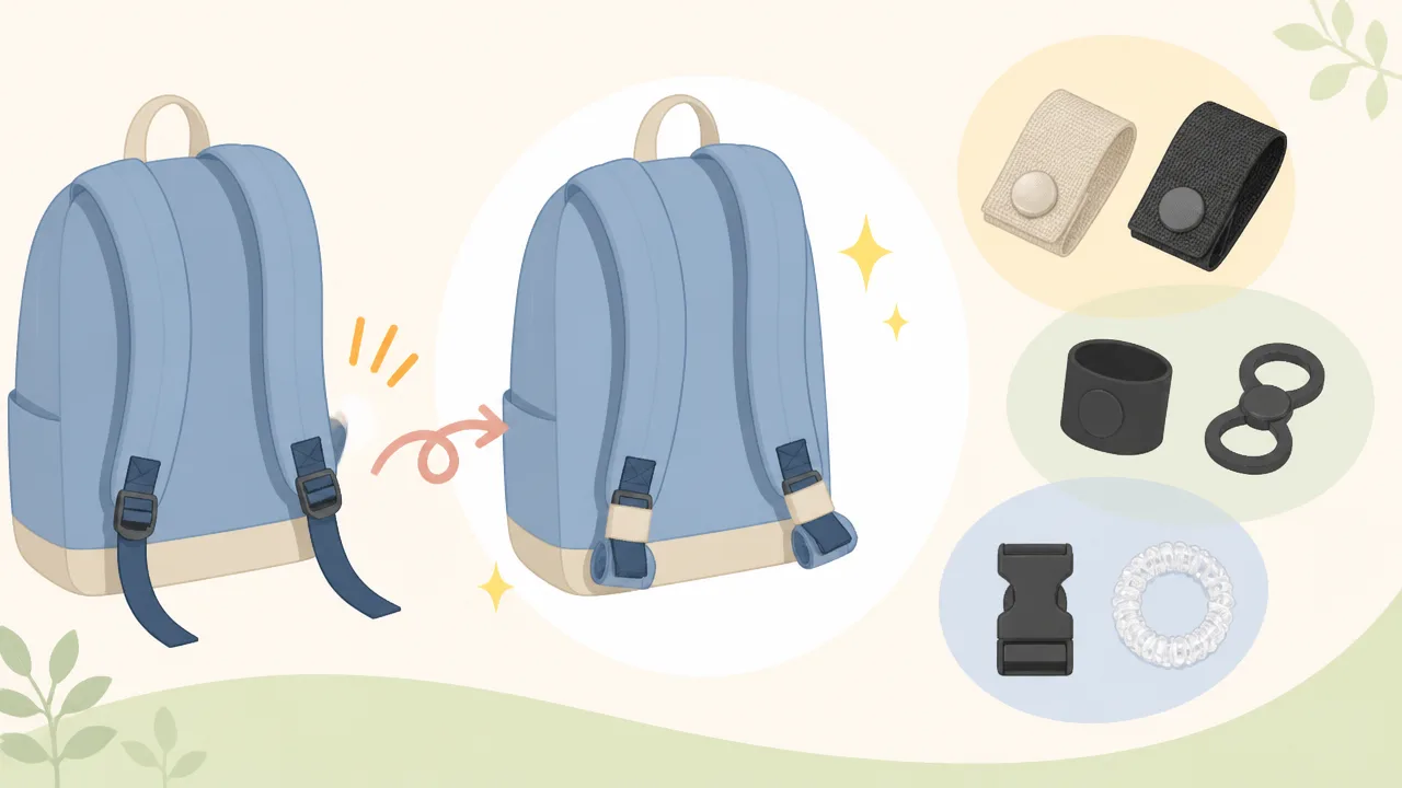 リュックの肩紐が長すぎるときは?余ったベルトをすっきりまとめる方法