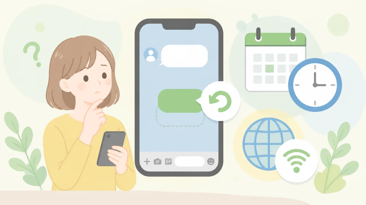 LINEの送信取り消しは相手にバレる？通知の有無と削除との違いを解説