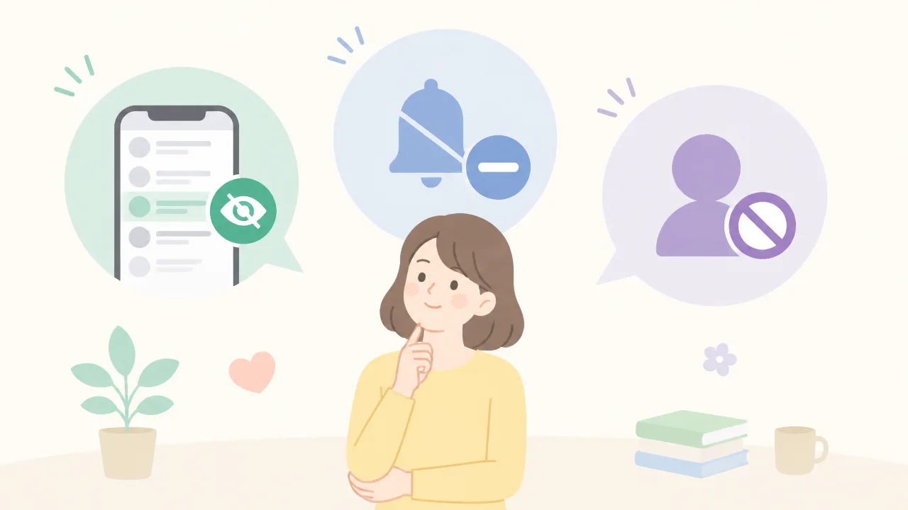 LINEトークを非表示にすると相手にバレる？戻し方と削除の違い