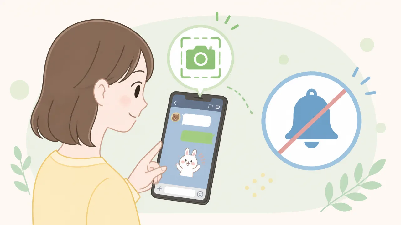 LINEスクショは相手に通知？トーク・プロフィール・アルバム別解説