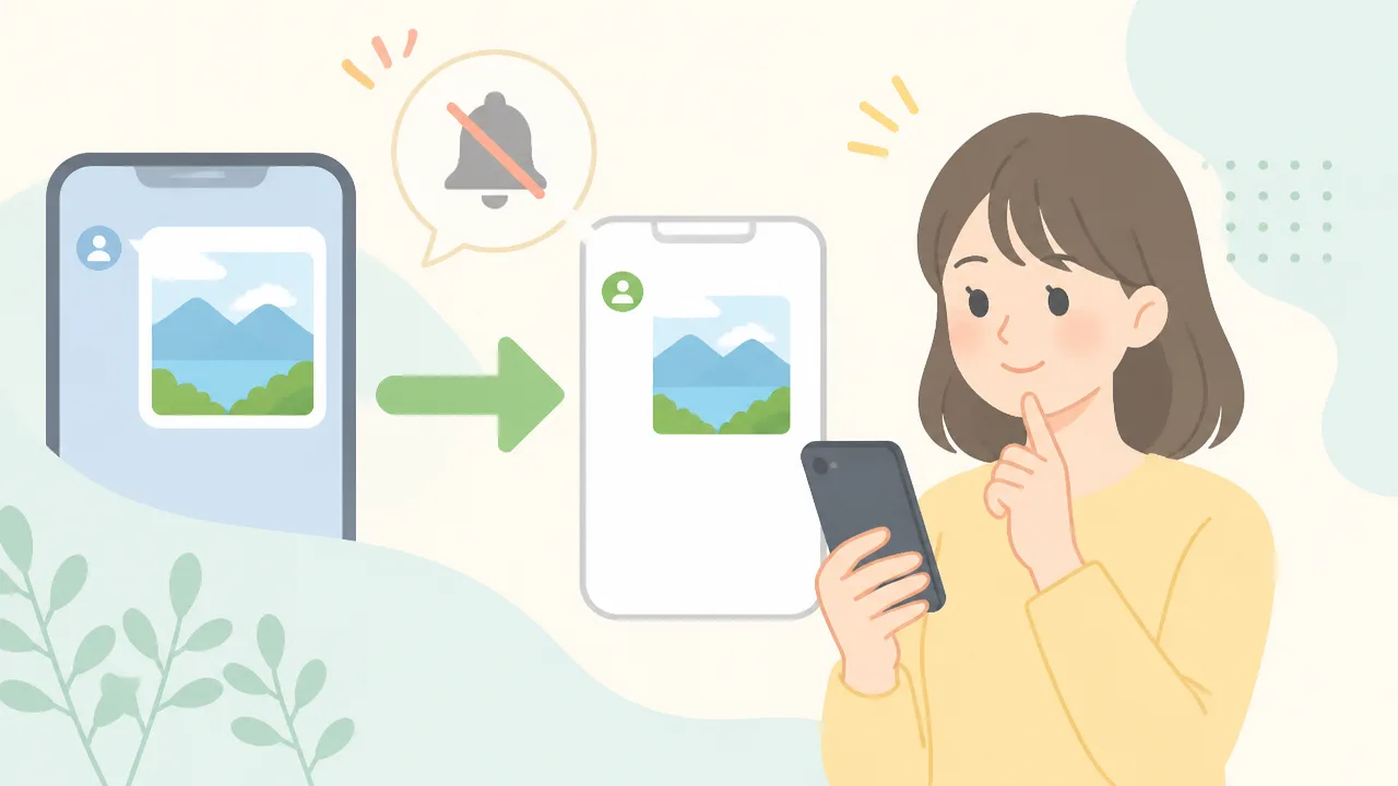LINEの写真を転送すると相手にバレる?通知の有無と転送方法を解説