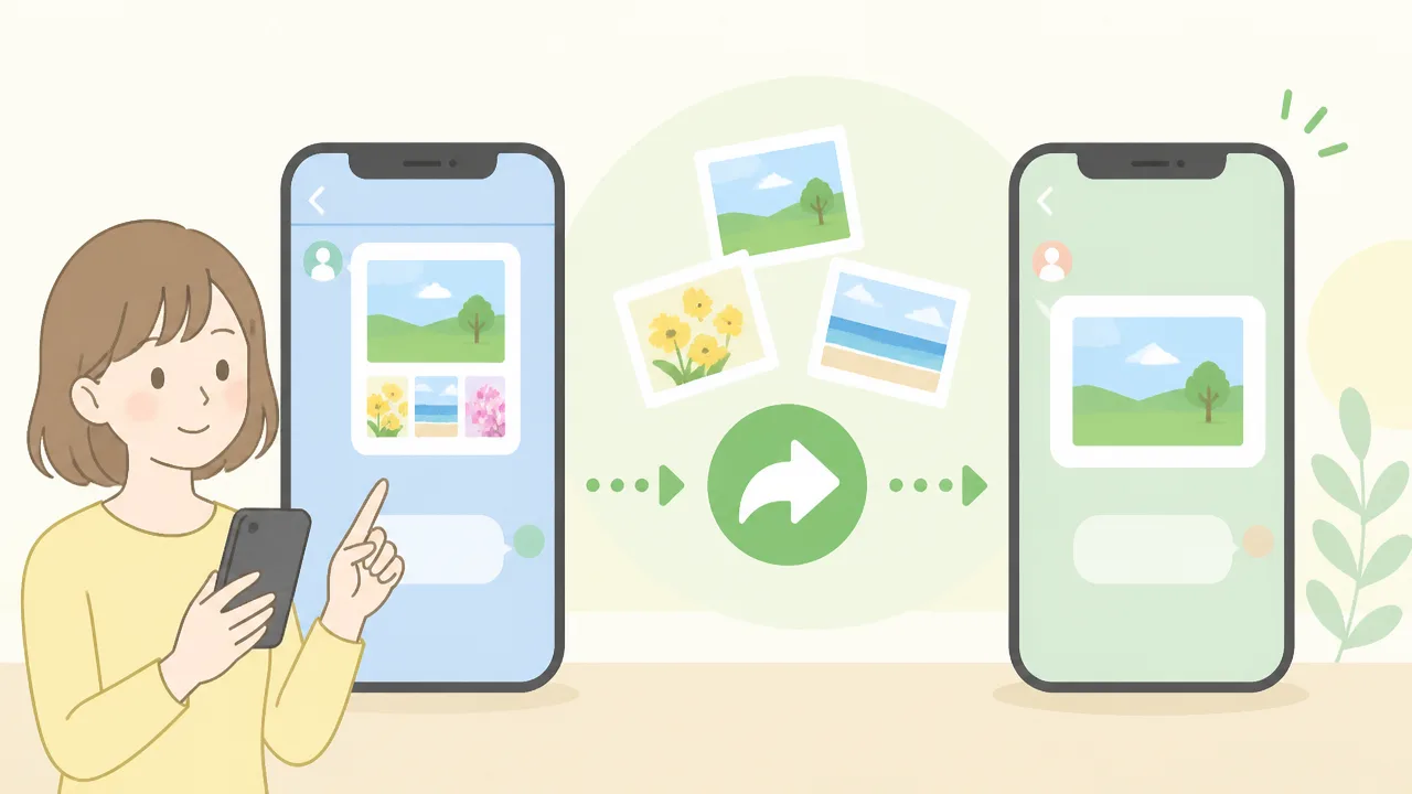 LINEの写真を転送すると相手にバレる?通知の有無と転送方法を解説