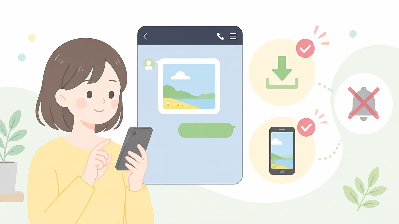 LINEの写真を転送すると相手にバレる?通知の有無と転送方法を解説