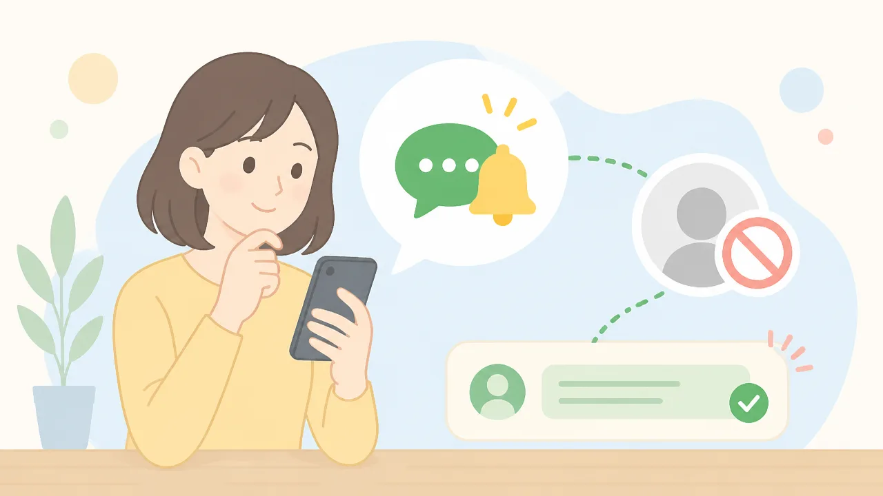 LINEの通知が来ないのはなぜ?特定の人だけ届かないときの確認方法